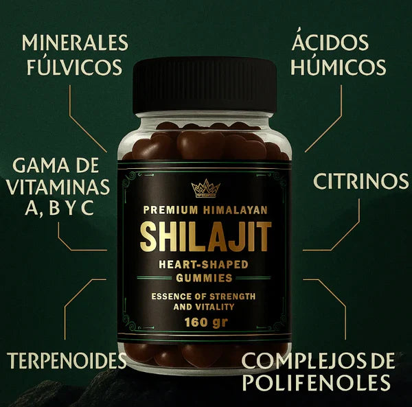 Shilajit Vital Gummies - energía, fuerza y vitalidad en cada gomita