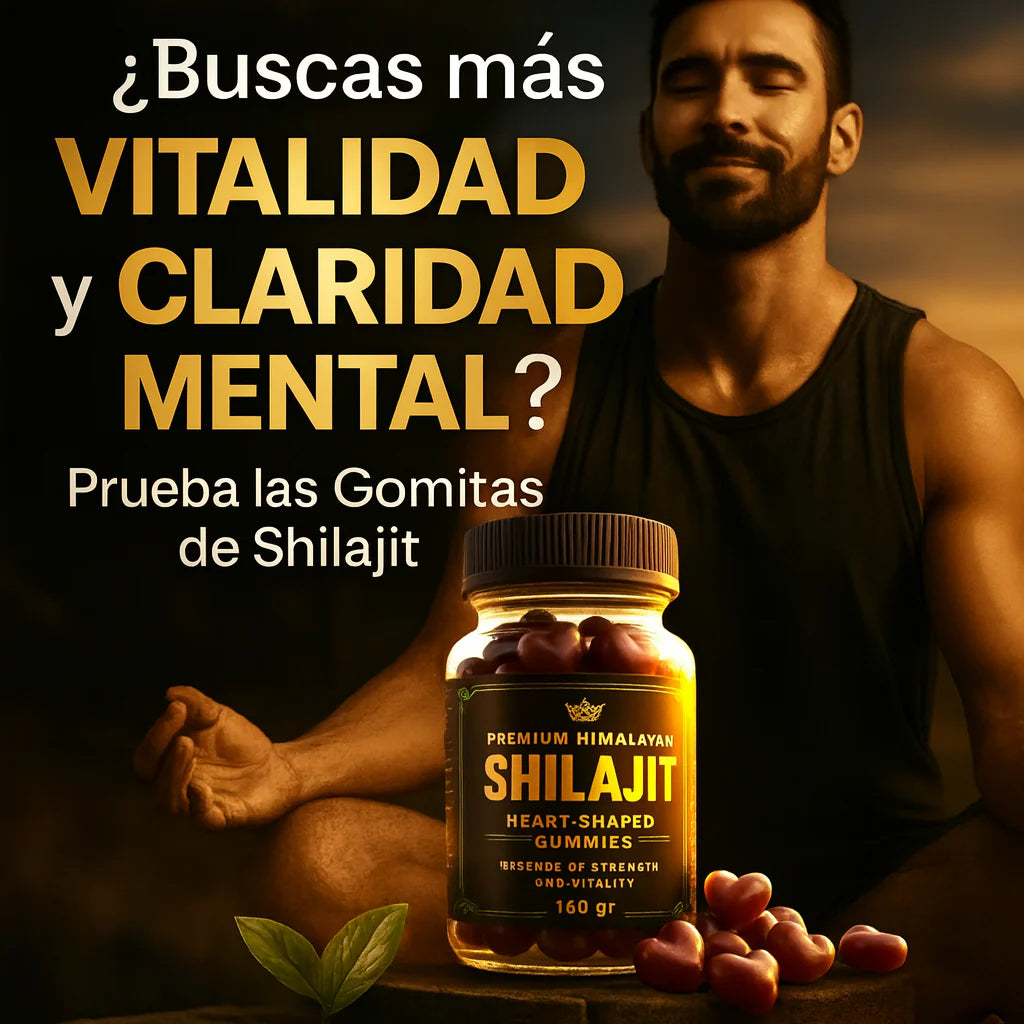 Shilajit Vital Gummies - energía, fuerza y vitalidad en cada gomita